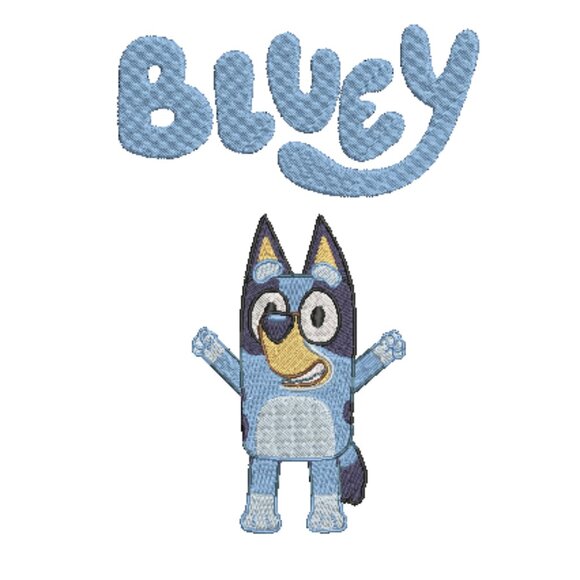 Bluey Embroidered YOUTH Sweatshirt Kids Boy Girl Unisex Crewneck Gift - Picture 2 of 11